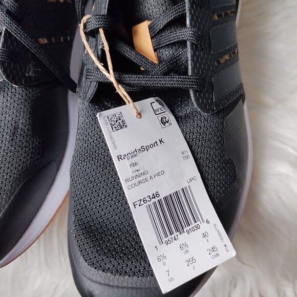 Adidas Unisex-child Rapidasport K Running Shoe. - Picture 3 of 6